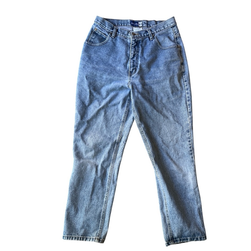 Vintage 90s Jeans High Rise Straight Leg Cottage  Essentials Brand Mom jeans